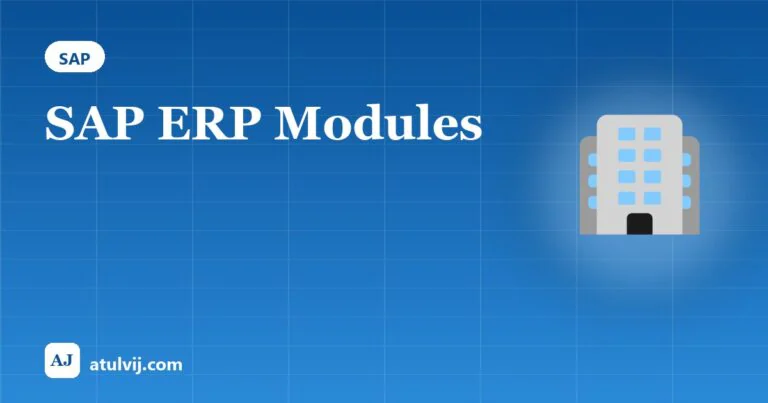 SAP ERP Modules