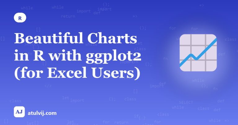 Beautiful Charts in R with ggplot2 (for Excel Users)