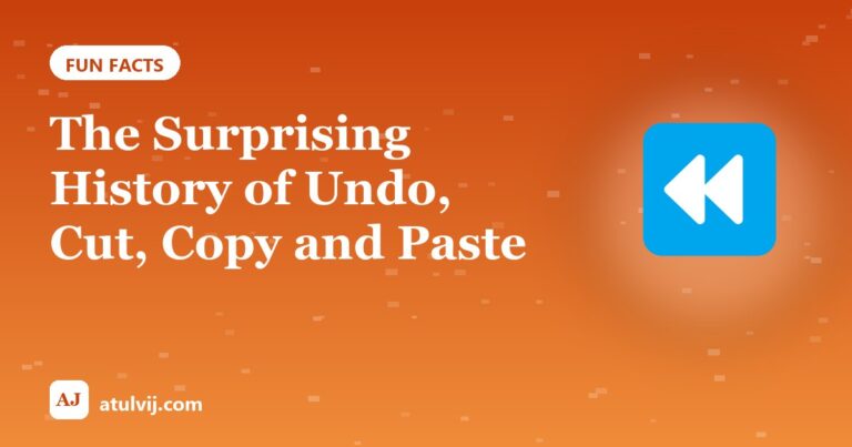 The Surprising History of Undo, Cut, Copy and Paste
