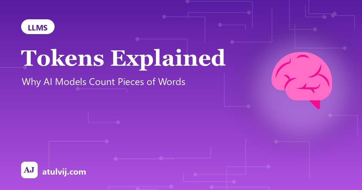 Tokens Explained: Why AI Models Count Pieces of Words 1