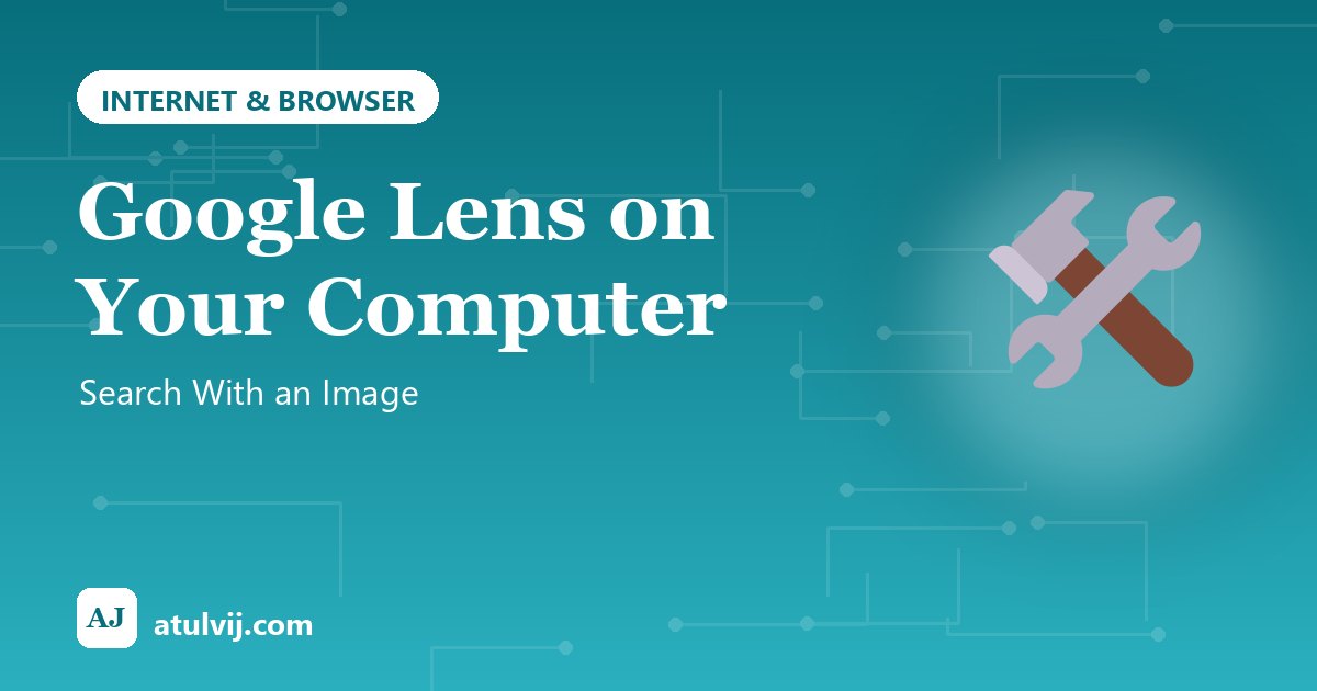 Google Lens on Your Computer: Search With an Image 1