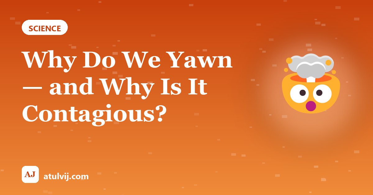 Why Do We Yawn — and Why Is It Contagious? 1